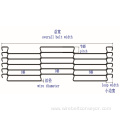 Professional Customize Food Grade Flat Flex Wire Belt